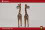 Afrika Statue Giraffen-Zwillinge